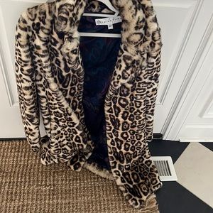 Cheetah fur coat